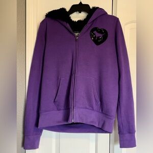 Pink Large Purple Zip up